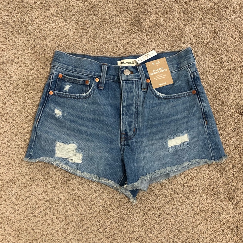 Madewell Relaxed Denim Shorts: Homecrest Wash